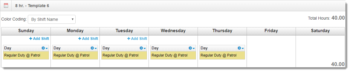 8 hr - [5 on 2 off] - schedule template 6