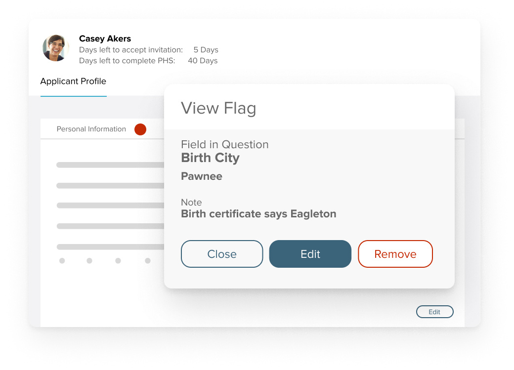 Vetted-View Flag