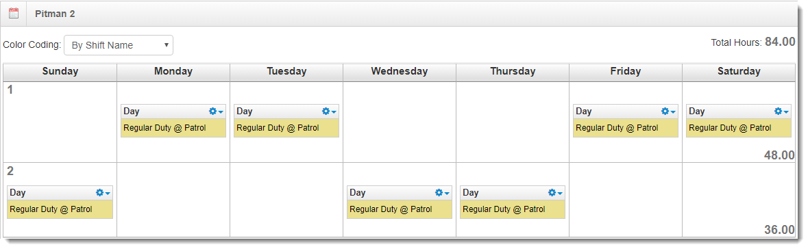 Pitman Schedule Template 2