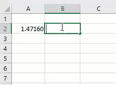 Rounding functionality in Excel