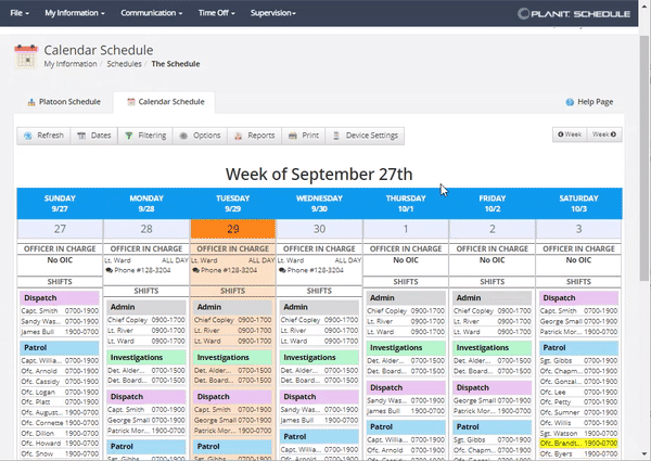 time off form in scheduling software