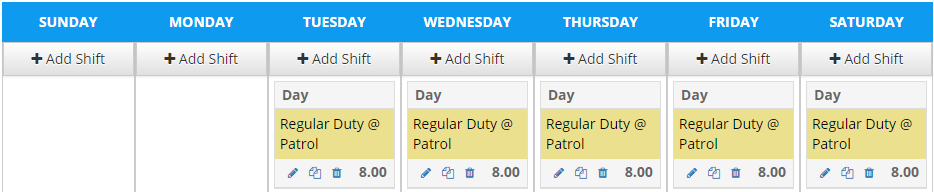 [5 on 2 off] schedule template 2