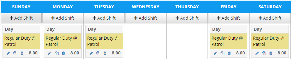 [5 on 2 off] schedule template 6