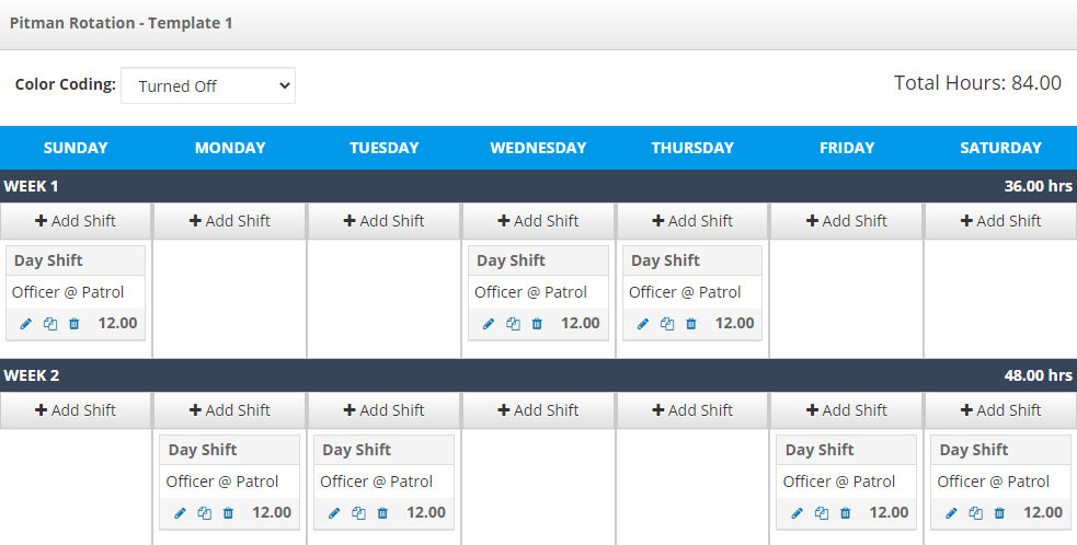 pitman schedule template in software 1