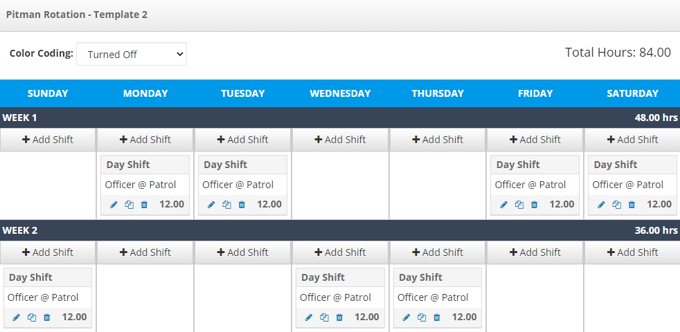 pitman schedule template in software 2