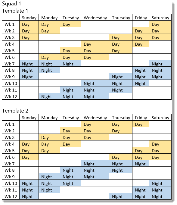 12 week - 3 on 3 off - 12 hour shifts (1)