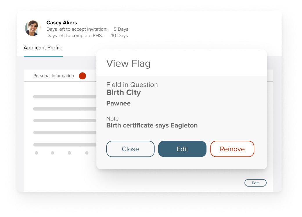 Vetted-View Flag