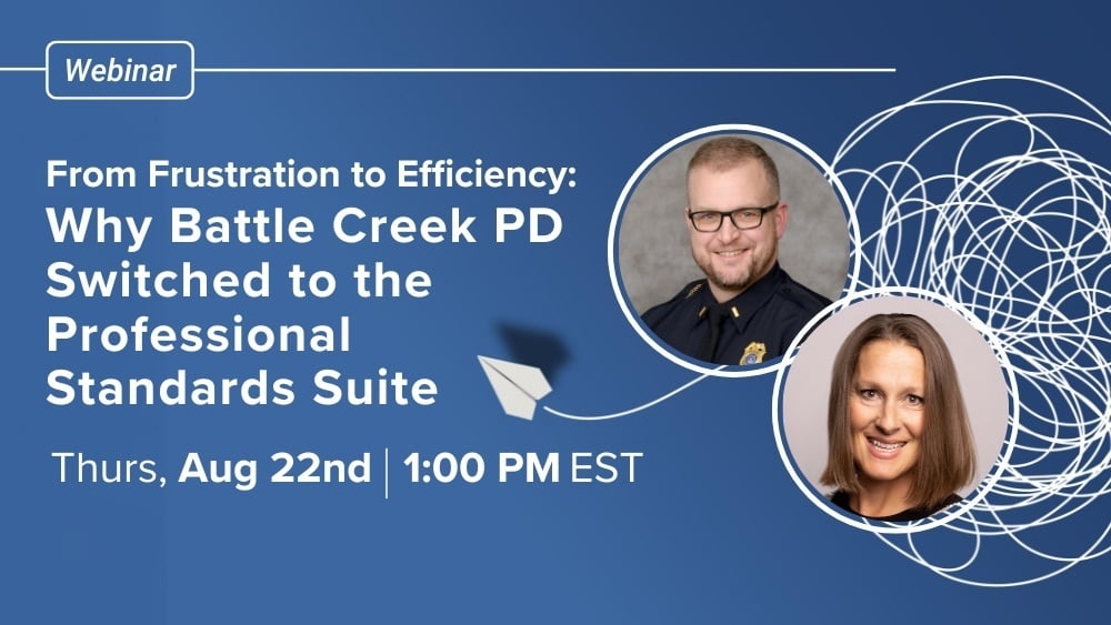 From Frustration to Efficiency: Why Battle Creek PD Switched to the Professional Standards Suite