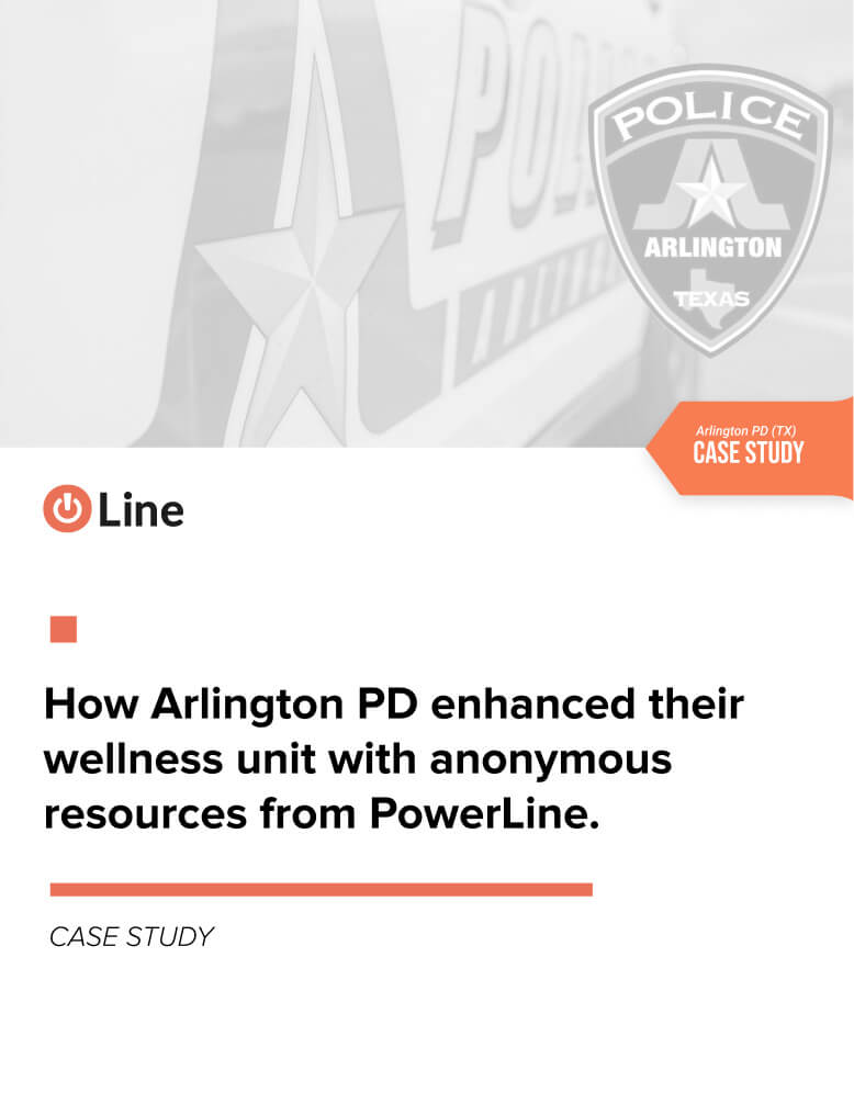 How Arlington PD enhanced their wellness unit with anonymous resources from PowerLine