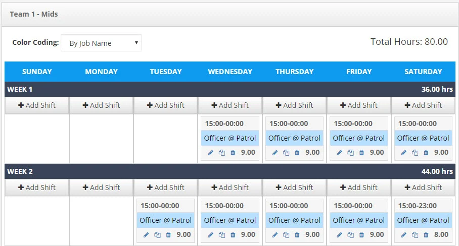 9/80 schedule template 2