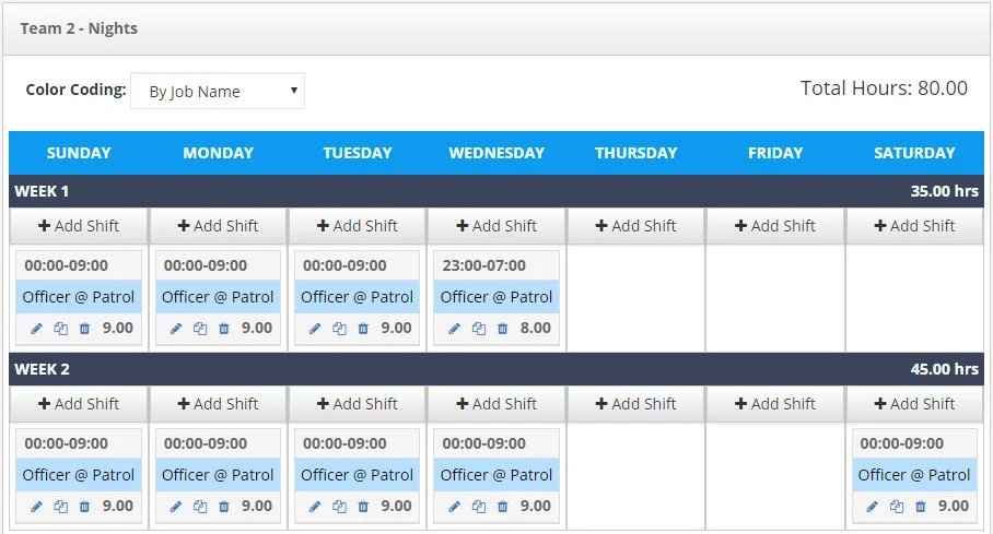 9/80 schedule template 6