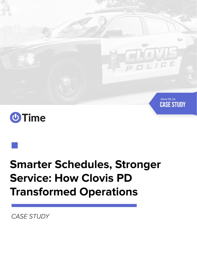 Time - Case Study - Clovis PD (CA) - Cover