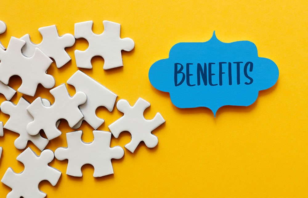 Benefits puzzle pieces